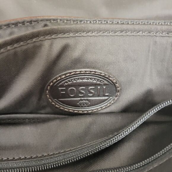 Fossil Leather Crossbody Satchel Bag - Picture 4 of 6